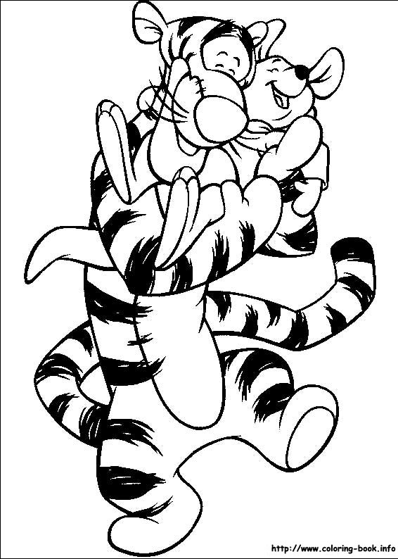 Winnie the Pooh coloring picture